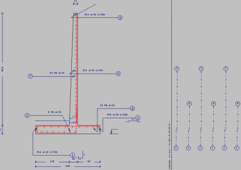 logiciel calculs béton armé soutènement