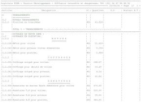 logiciel de métrés
